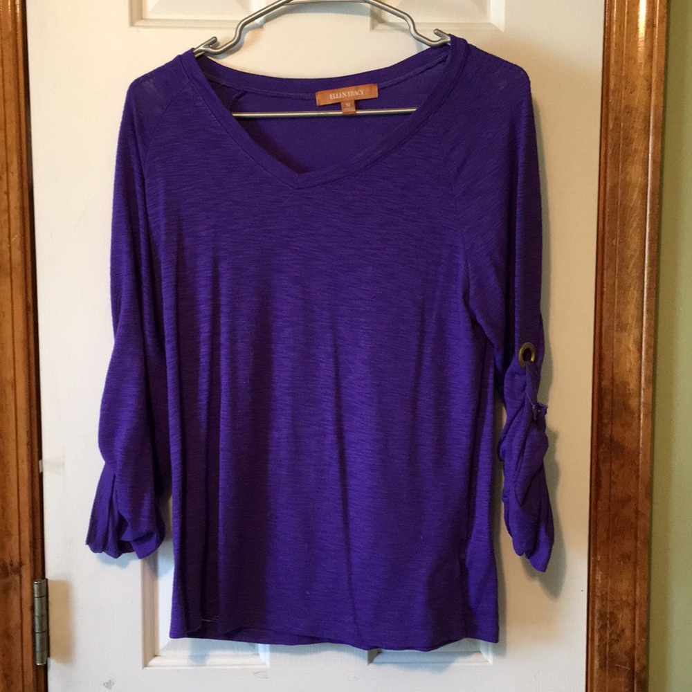 Ellen Tracy Purple Women’s Blouse